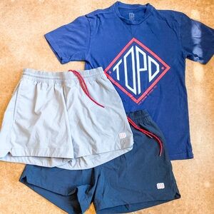 THREE topo designs items